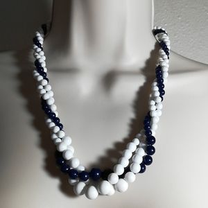 Vintage Multi-strand Twisted Graduated Necklace